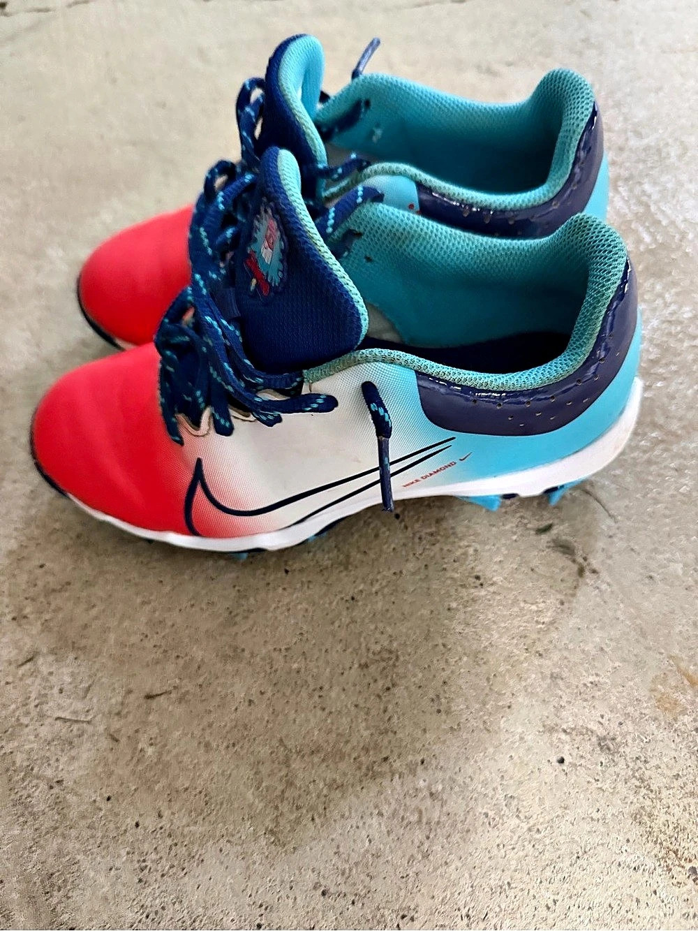 Nike Kids' youth baseball Cleats size 1